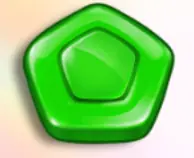 Grüne Sechseck-Bonbons (hochwertig)